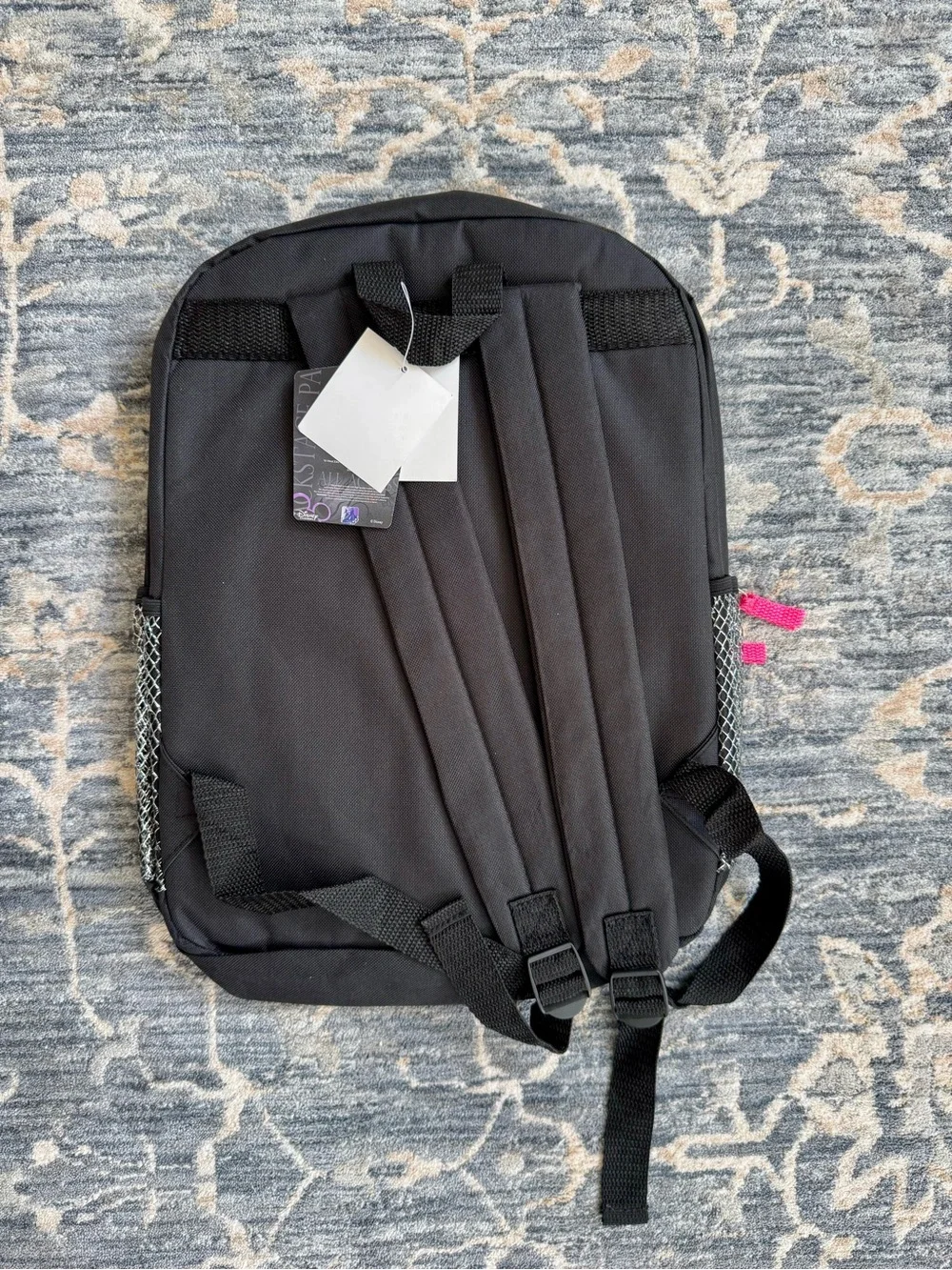 Vintage NWT Deadstock Hannah Montana Black and Pink Glitter Backpack Disney